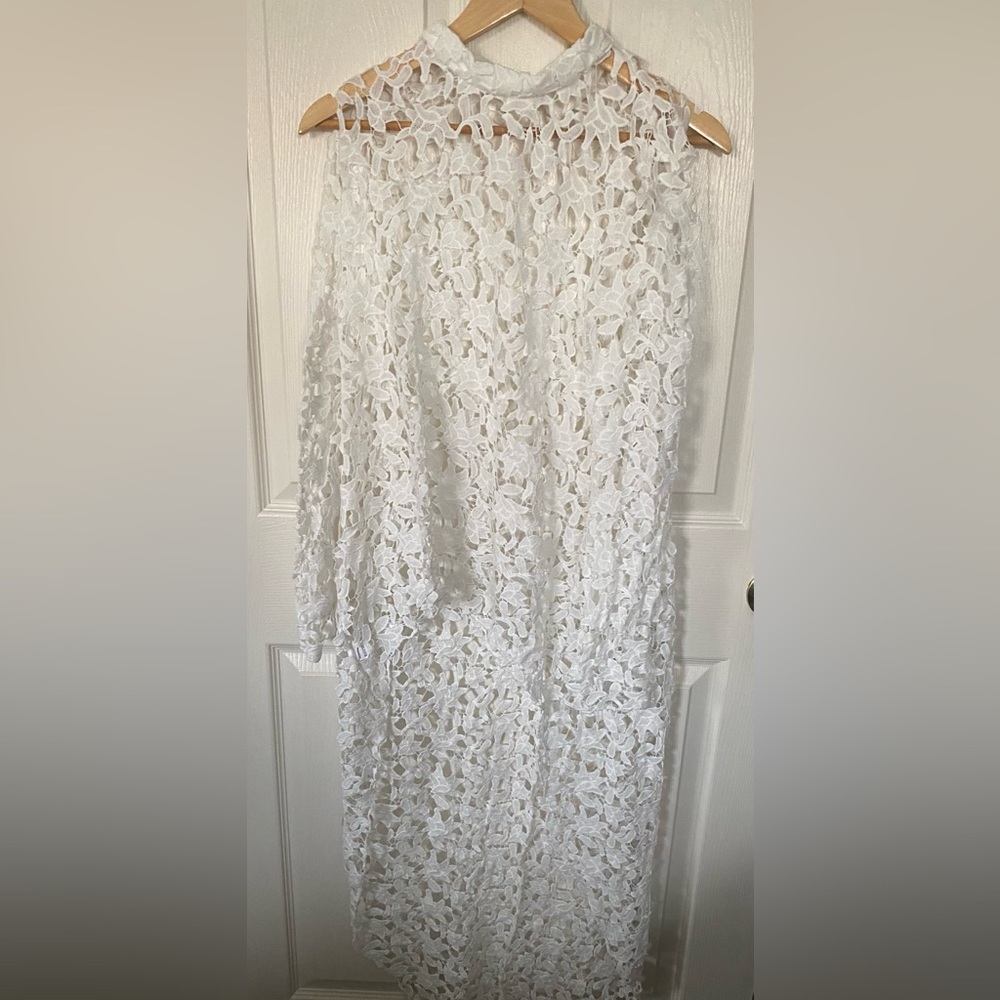 White Blouse - Short in Front & Long in Back